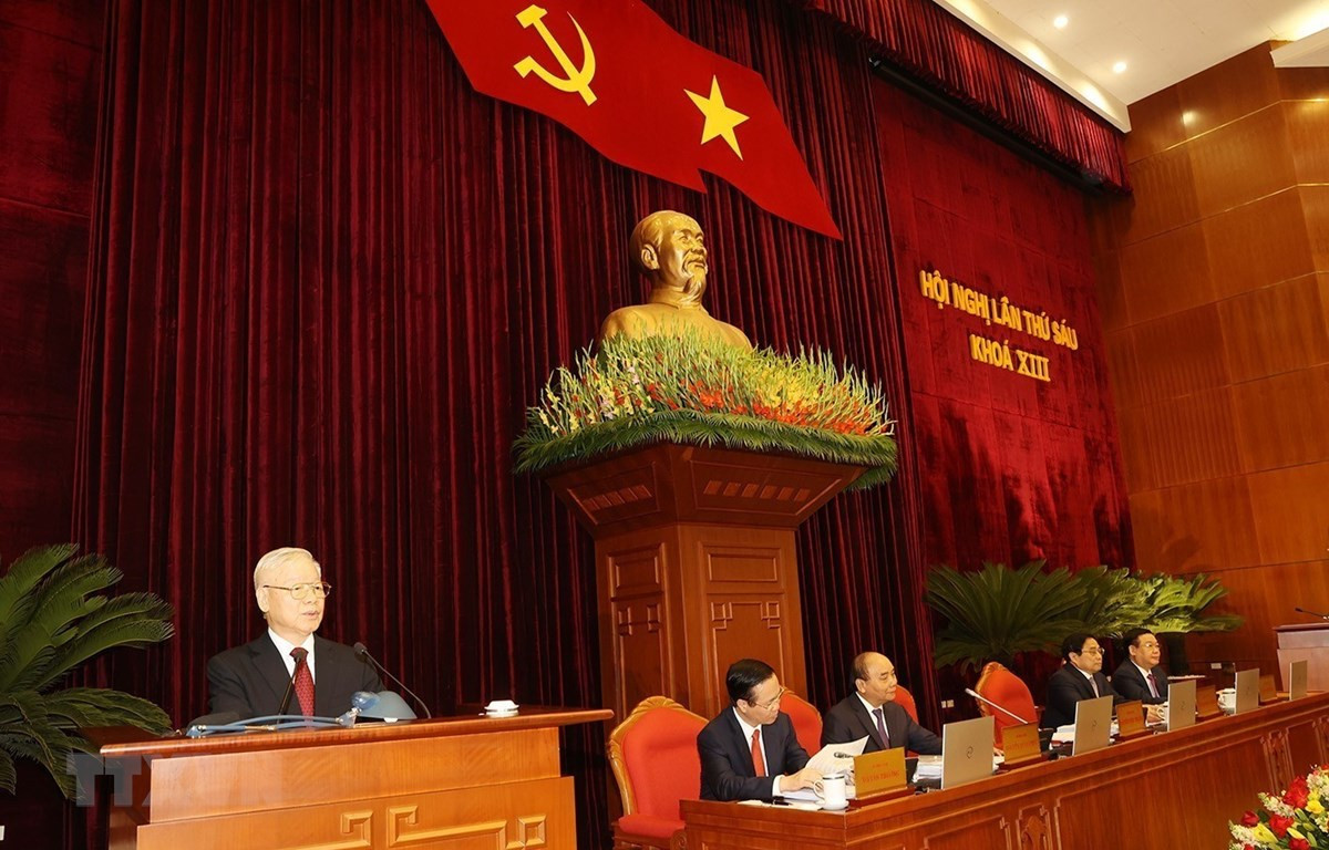 Tổng Bí thư Nguyễn Phú Trọng phát biểu khai mạc Hội nghị Trung ương 6