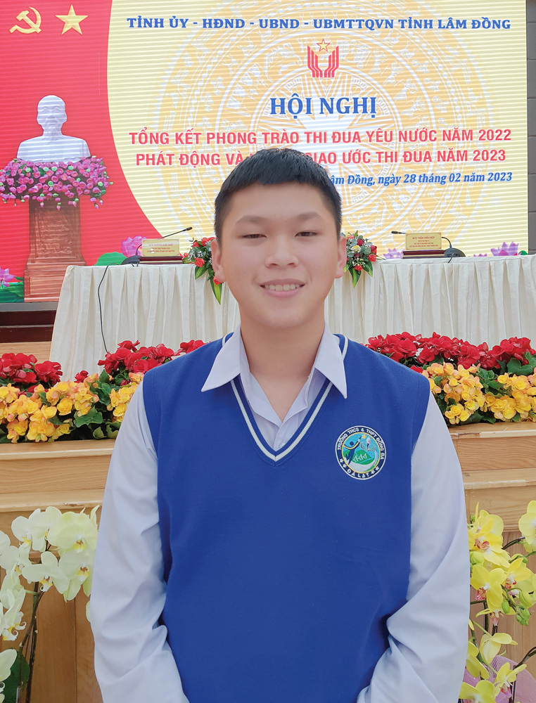 Nguyễn Lê Quang Trực tại Hội nghị tổng kết Phong trào Thi đua yêu nước Lâm Đồng