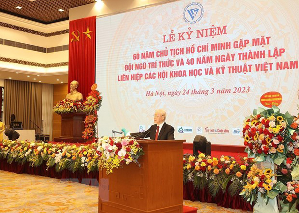 Tổng Bí thư Nguyễn Phú Trọng phát biểu
