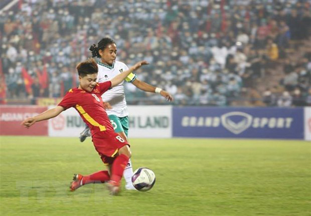 Tuyển nữ U20 Việt Nam chiến thắng thuyết phục trước Indonesia
