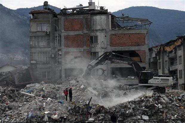 Cảnh đổ nát sau trận động đất tại Hatay, Thổ Nhĩ Kỳ