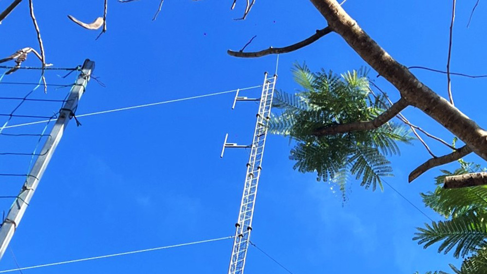 Bảo Lộc: Tháo dỡ cột phát sóng cao 30 mét để đảm bảo an toàn cho học sinh