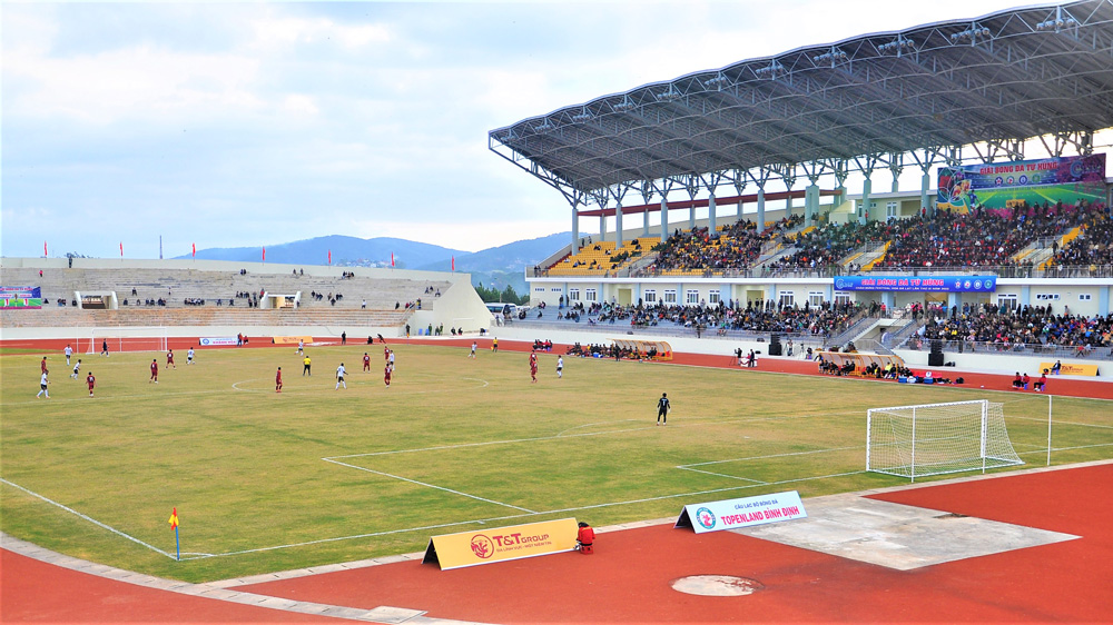 Các trận đấu của đội Lâm Đồng tại giải hạng Nhì quốc gia sẽ được tổ chức trên sân vận động mới của Đà Lạt