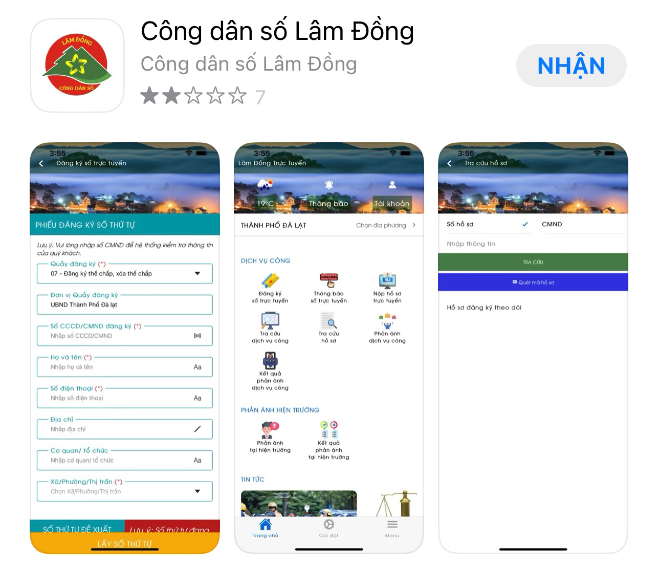 Lâm Đồng bắt đầu triển khai thử nghiệm ứng dụng Công dân số
