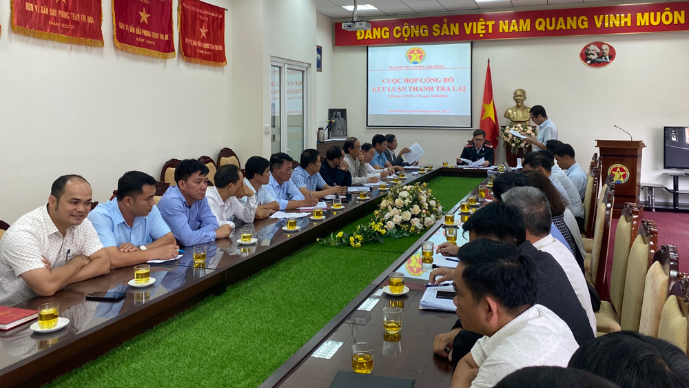 Thanh tra tỉnh kết luận các sai phạm trong quản lý đất đai tại huyện Lâm Hà