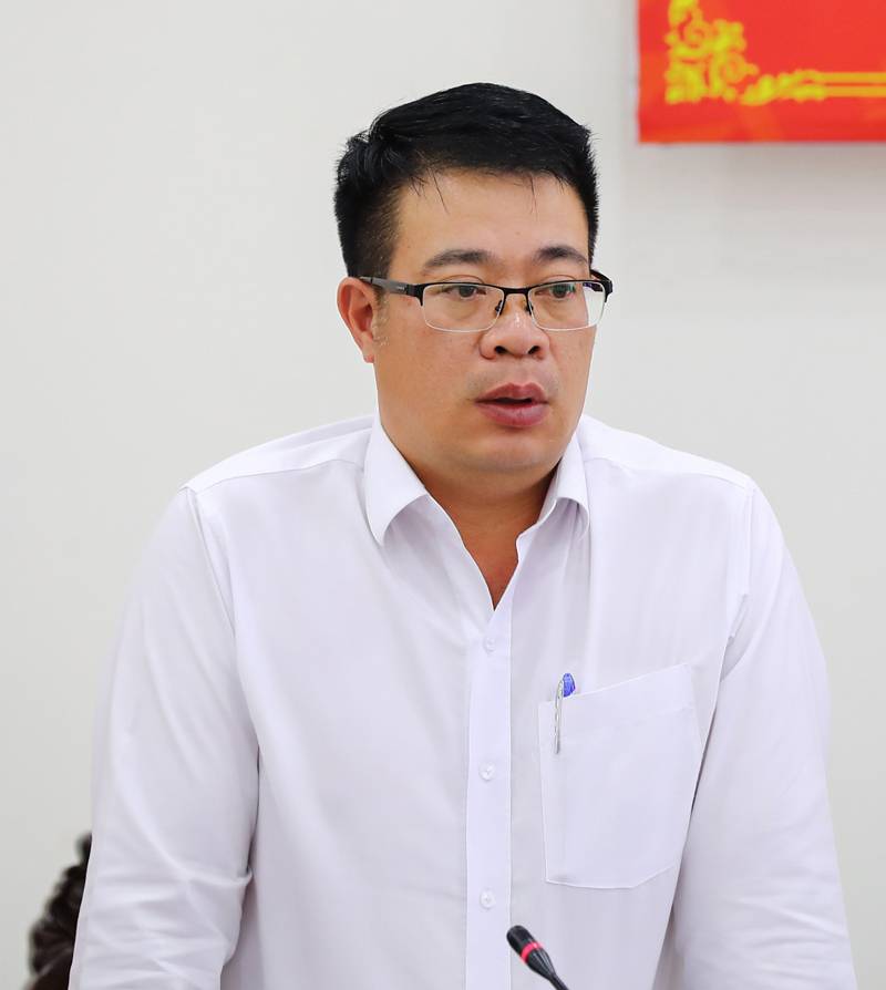 Phó Chủ tịch UBND tỉnh Lâm Đồng Nguyễn Ngọc Phúc phát biểu chỉ đạo hội nghị