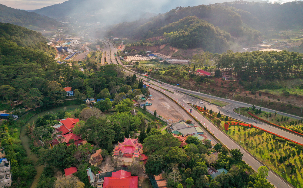 Cả tỉnh Lâm Đồng hiện chỉ mới có đoạn cao tốc Liên Khương - Prenn dài 19,2 km