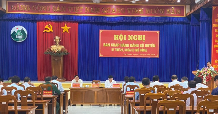 Hội nghị Ban Chấp hành Đảng bộ huyện Đạ Huoai lần thứ 26
