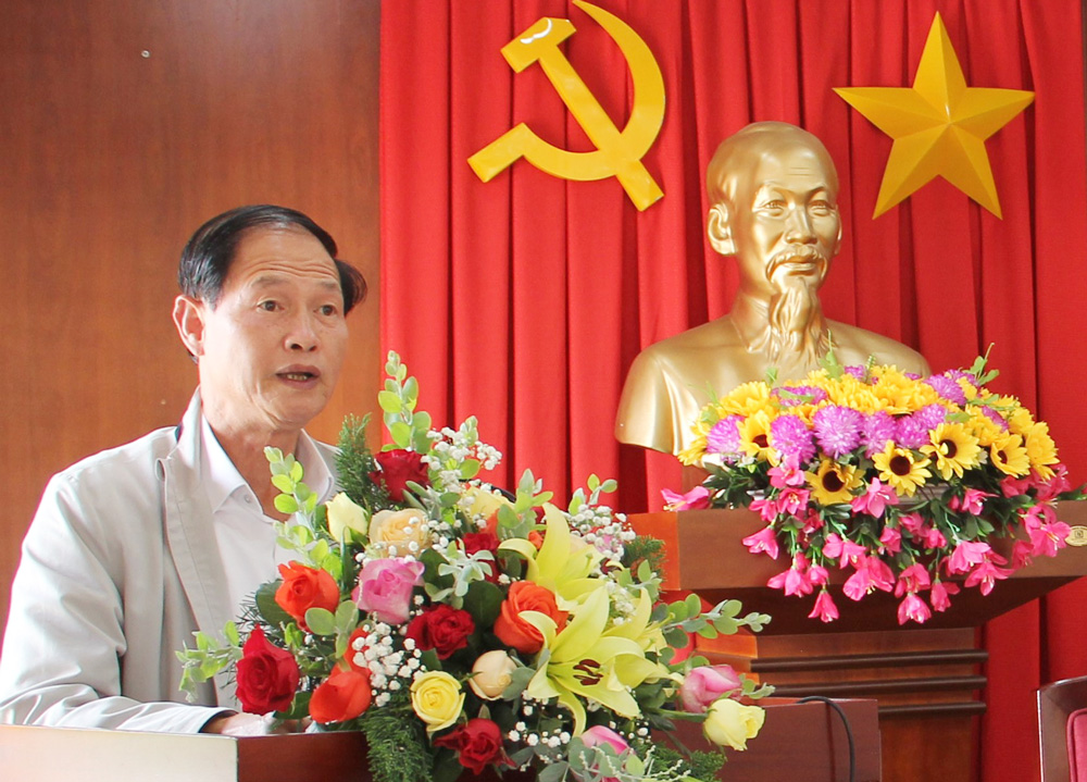 Đồng chí Nguyễn Trọng Ánh Đồng - Ủy viên Ban Thường vụ, Trưởng Ban Tổ chức Tỉnh ủy đã thay mặt Ban Thường vụ Tỉnh ủy phát biểu chỉ đạo tại hội nghị