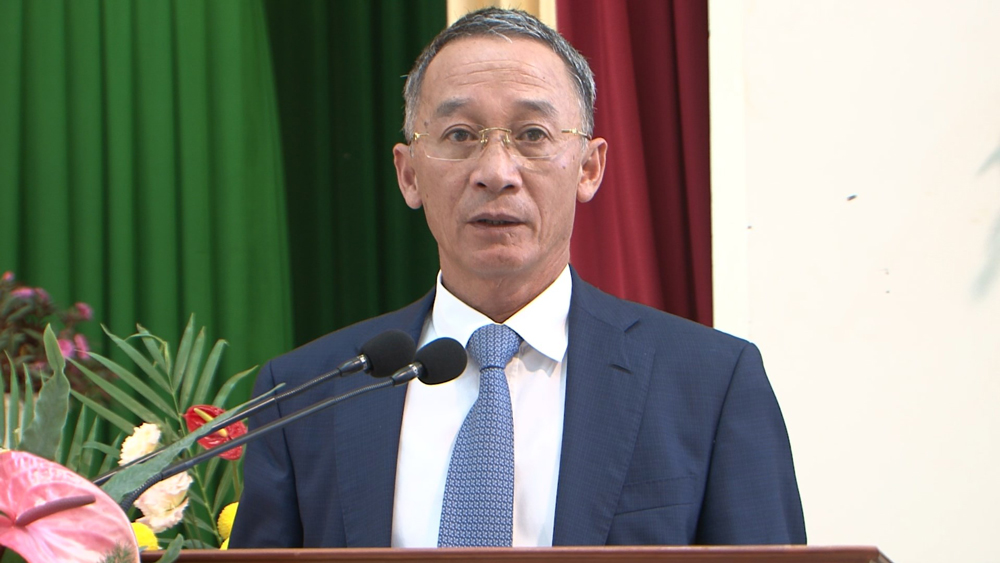 Đồng chí Trần Văn Hiệp – Phó Bí thư Tỉnh ủy, Chủ tịch UBND tỉnh phát biểu chỉ đạo