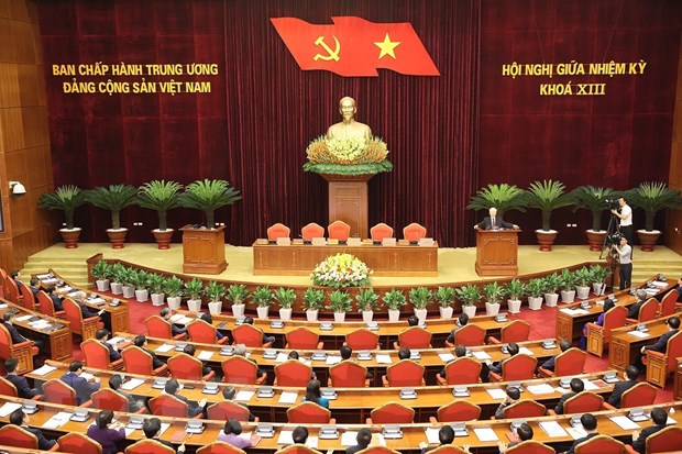 Tổng Bí thư Nguyễn Phú Trọng phát biểu bế mạc Hội nghị Trung ương giữa nhiệm kỳ khóa XIII