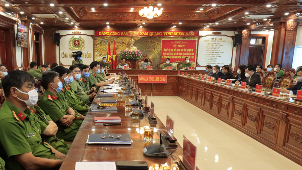 Lâm Đồng tham dự hội nghị trực tuyến toàn quốc triển khai Đề án 06