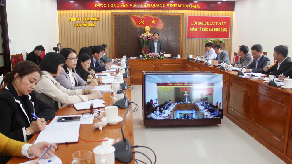 Đồng chí Nguyễn Trọng Ánh Đông - Ủy viên Ban Thường vụ, Trưởng Ban Tổ chức Tỉnh ủy chỉ đạo nhiệm vụ trọng tâm 
quý II năm 2023 về công tác xây dựng Đảng