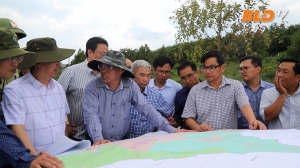 Lãnh đạo tỉnh kiểm tra thực tế hướng tuyến Dự án cao tốc Tân Phú - Bảo Lộc
