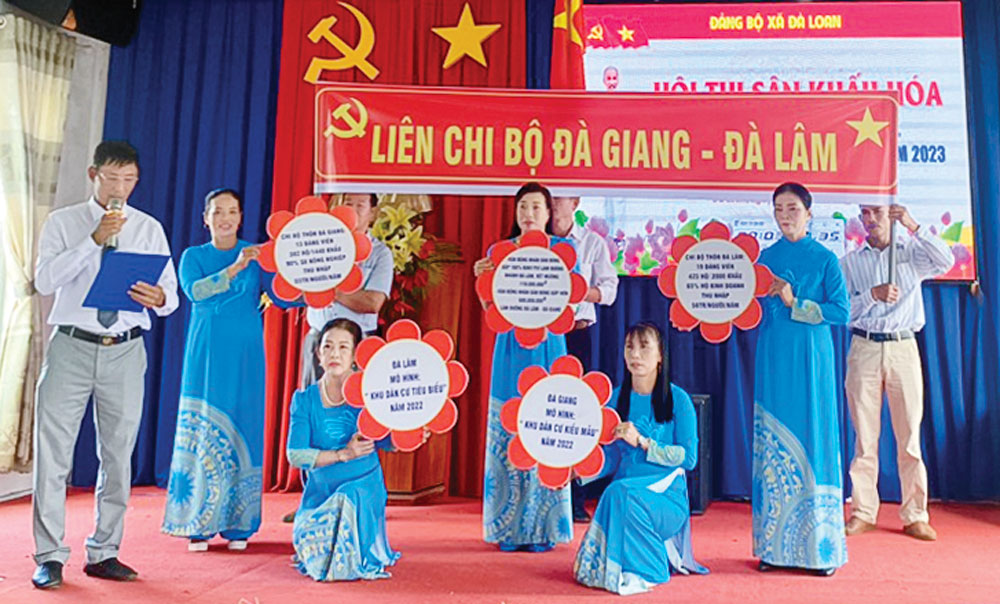 Hội thi sân khấu hóa về học tập và làm theo tư tưởng, đạo đức, phong cách Hồ Chí Minh đang được các xã, thị trấn tổ chức
