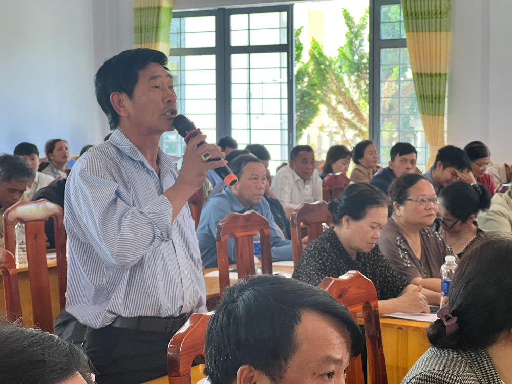 Cử tri huyện Đơn Dương kiến nghị về những vấn đề bất cập tại cơ sở