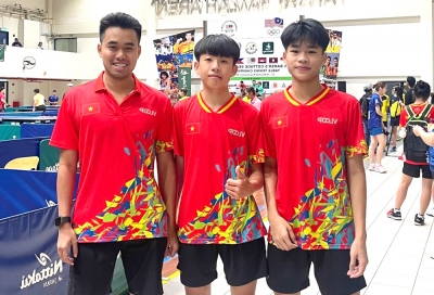 Các VĐV Lâm Đồng giành nhiều huy chương tại Giải Bóng bàn vô địch trẻ Đông Nam Á 2024