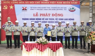 Công ty Nhôm Lâm Đồng phát động hưởng ứng Tháng hành động về ATVSLĐ và Tháng công nhân năm 2024