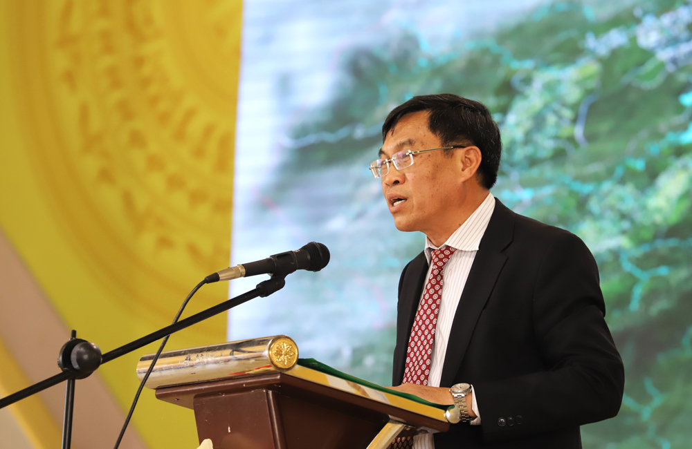 Phó Chủ tịch UBND tỉnh Lâm Đồng Võ Ngọc Hiệp phát biểu chỉ đạo tại hội nghị