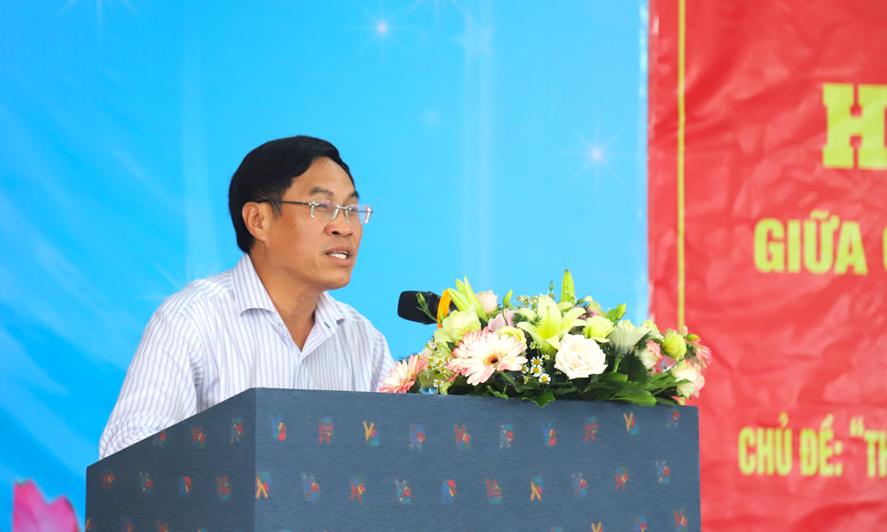 Phó Chủ tịch UBND tỉnh Lâm Đồng Võ Ngọc Hiệp phát biểu kết luận chỉ đạo tại hội nghị