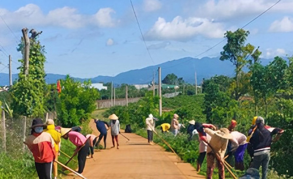 Mô hình “Dân vận khéo” đã để lại dấu ấn đậm nét trong Phong trào “Xây dựng nông thôn mới và đô thị văn minh” ở địa phương