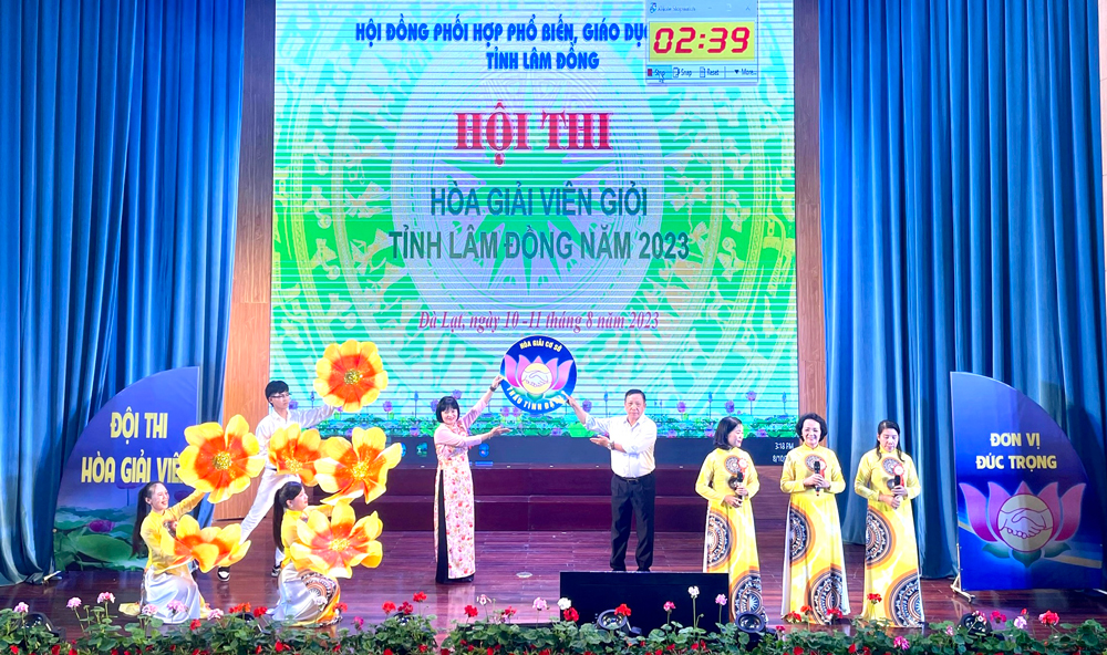 Hội thi Hòa giải viên giỏi tỉnh Lâm Đồng năm 2023
