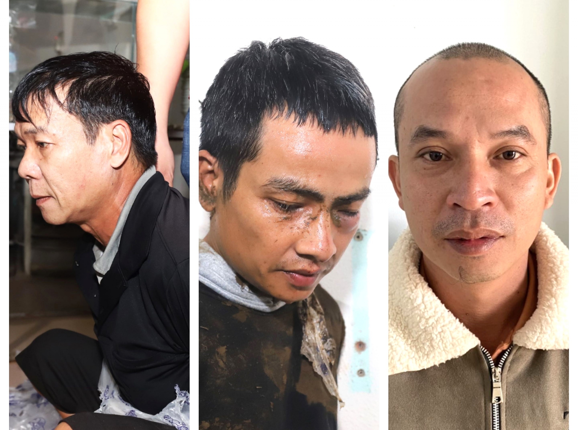 Các đối tượng Quyên, An và Thắng bị bắt giữ, chuyên án trộm cắm xe máy được Công an TP Bảo Lộc triệt phá