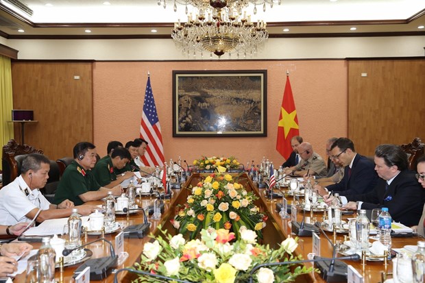 Quang cảnh Đối thoại Chính sách Quốc phòng Việt Nam-Hoa Kỳ năm 2022