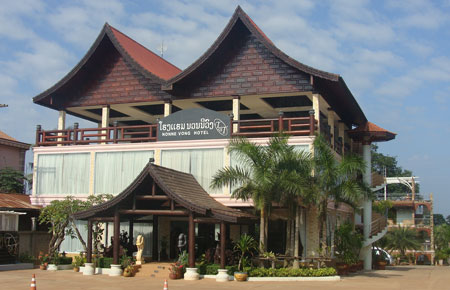 Kiến trúc truyền thống của khách sạn ở Viên Chăn