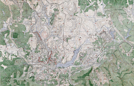 Đà Lạt qua tấm bản đồ mới phát hiện được năm 1960