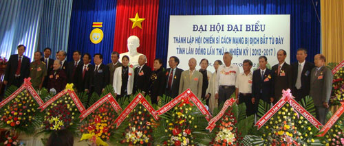 Đại hội Đại biểu thành lập Hội Chiến sĩ cách mạng bị địch bắt tù đày tỉnh Lâm Đồng lần thứ I, nhiệm kỳ (2012 - 2017)