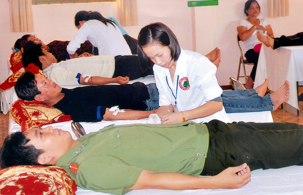Phong trào hiến máu tình nguyện ngày càng phát triển mạnh