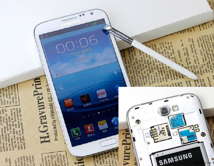 Samsung Galaxy Note II 2 sim 2 sóng
