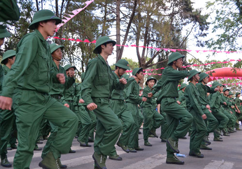 Đà Lạt: Hội trại tòng quân cho 234 thanh niên trúng tuyển nghĩa vụ quân sự