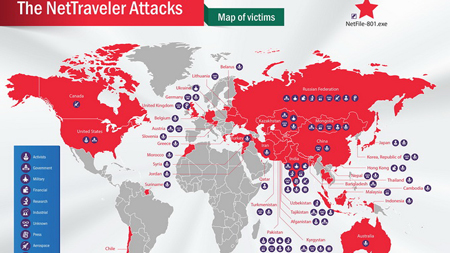 Tin tặc Trung Quốc "hoành hành" tại 40 quốc gia