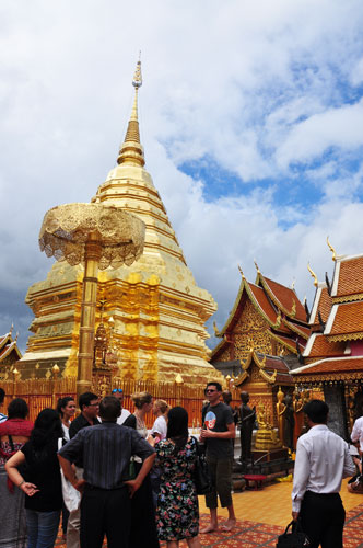 Cảnh Chùa Phrathat Doi Suthep (Chiang Mai)
