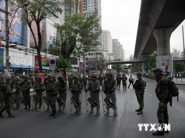 Cảnh sát Thái Lan bắt giữ người biểu tình vi phạm lệnh cấm