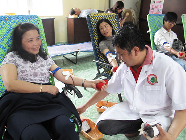 Ngày hội hiến máu tình nguyện của CNVCLĐ