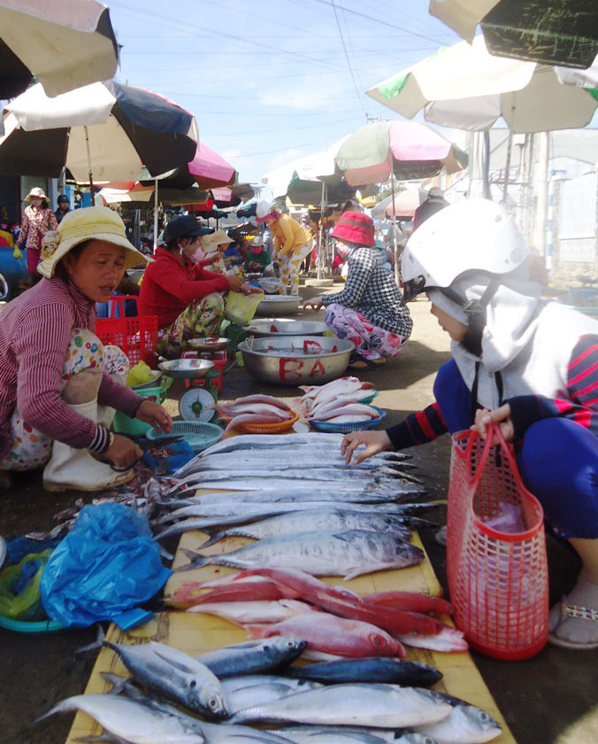 Chợ Nại lộ thiên, điểm khám phá hấp dẫn của khách du lịch biển Ninh Thuận