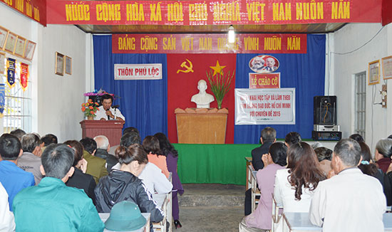 Phú Hội học tập và làm theo tấm gương đạo đức Hồ Chí Minh