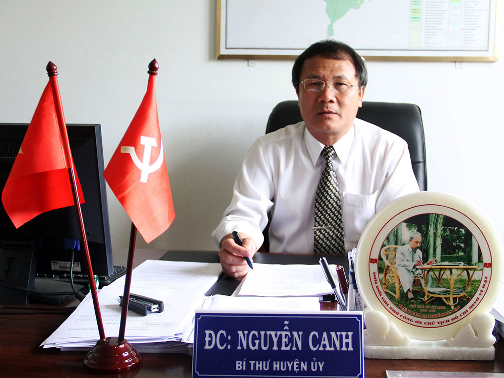 Bí thư Huyện ủy Di Linh - Nguyễn Canh