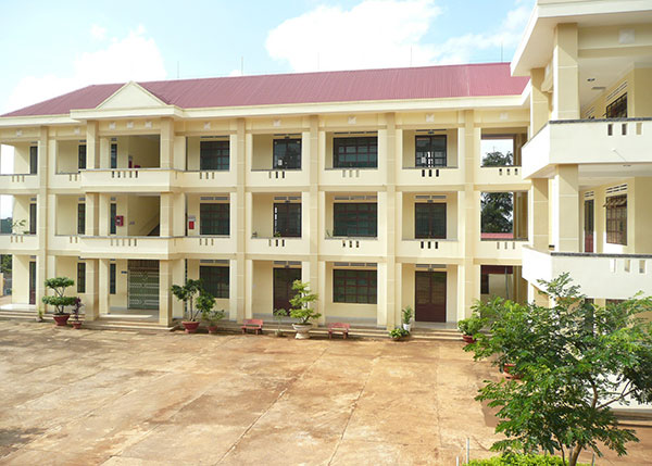 Trường Tiểu học Trần Quốc Toản tại thị trấn Di Linh vừa hoàn thành thêm dãy phòng học mới