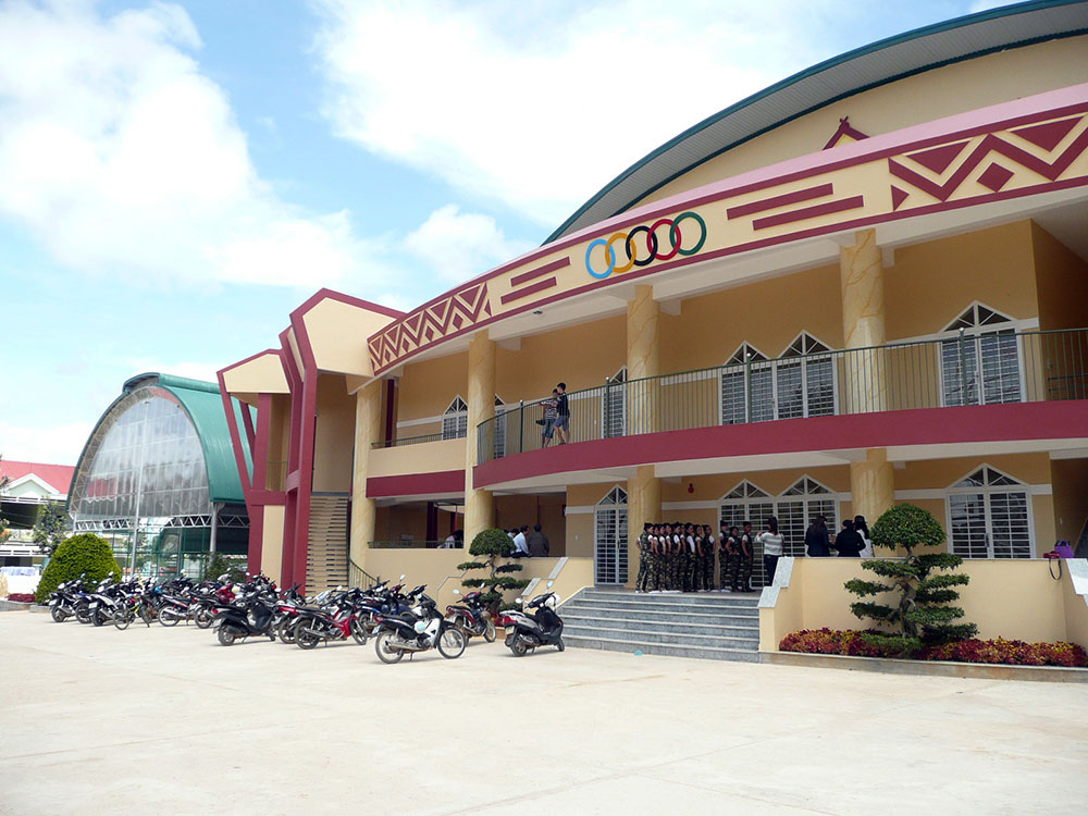 Trung tâm Văn hóa Thể thao Lạc Dương vừa được khánh thành trong tháng 7/2015
