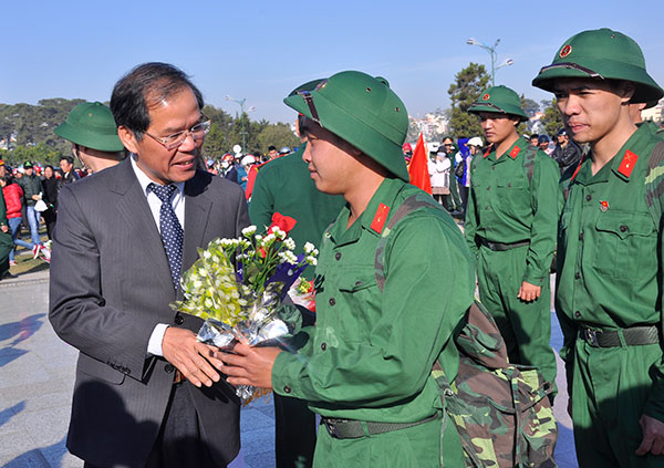 560 thanh niên tỉnh Lâm Đồng sẵn sàng nhập ngũ