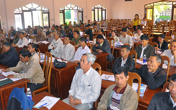 Di Linh tổ chức Hội thảo sử dụng nước phục vụ nông nghiệp