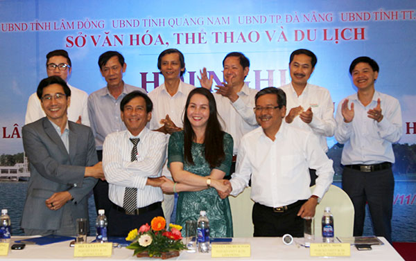 Lâm Đồng chính thức tham gia liên kết hợp tác phát triển du lịch với Quảng Nam – Đà Nẵng – Thừa Thiên Huế