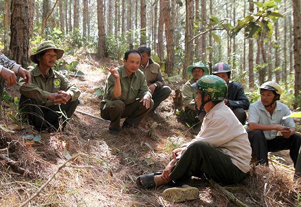Quản lý tuần tra rừng của cộng đồng bằng GPS