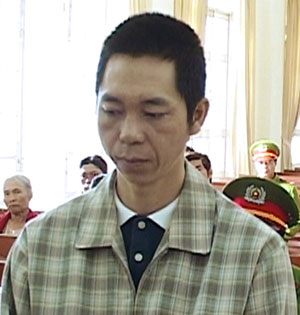 Đối tượng Nguyễn Ngọc Thành tại phiên tòa