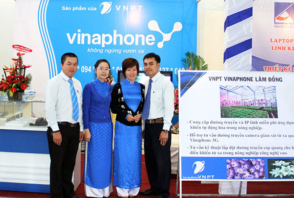  Những gian hàng quảng bá khuếch trương được VNPT Lâm Đồng phát huy tối đa vào những dịp hội