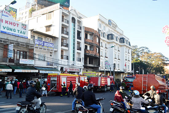 Khách sạn Tân Thanh nơi xảy ra vụ hỏa hoạn